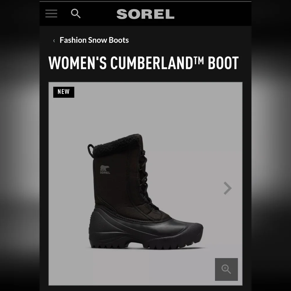 Sorel Cumberland Brown Leather Faux Fur Insulated Winter Boots Women's Size 9